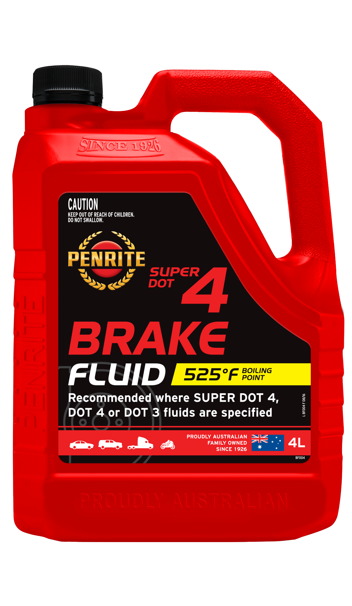 Super DOT 4 Brake Fluid - Penrite 20L