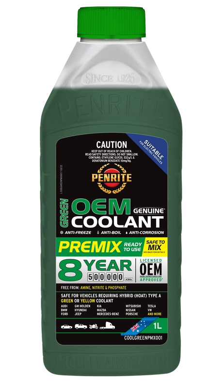Green OEM Coolant Premix - Penrite 1L