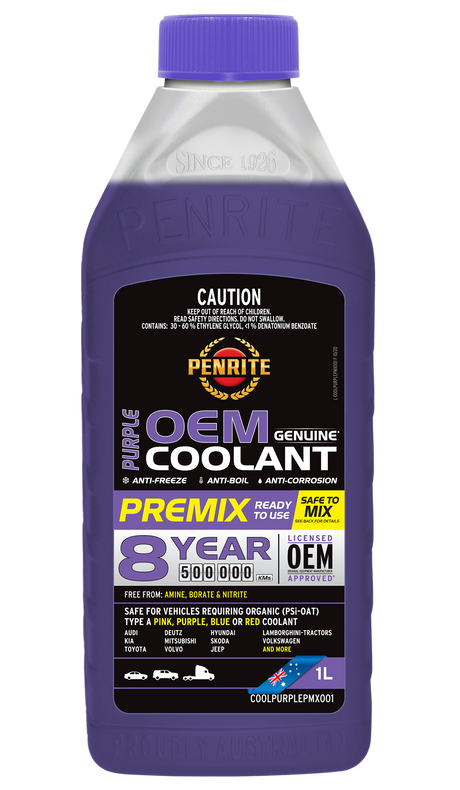 Purple OEM Coolant Premix - Penrite 1L