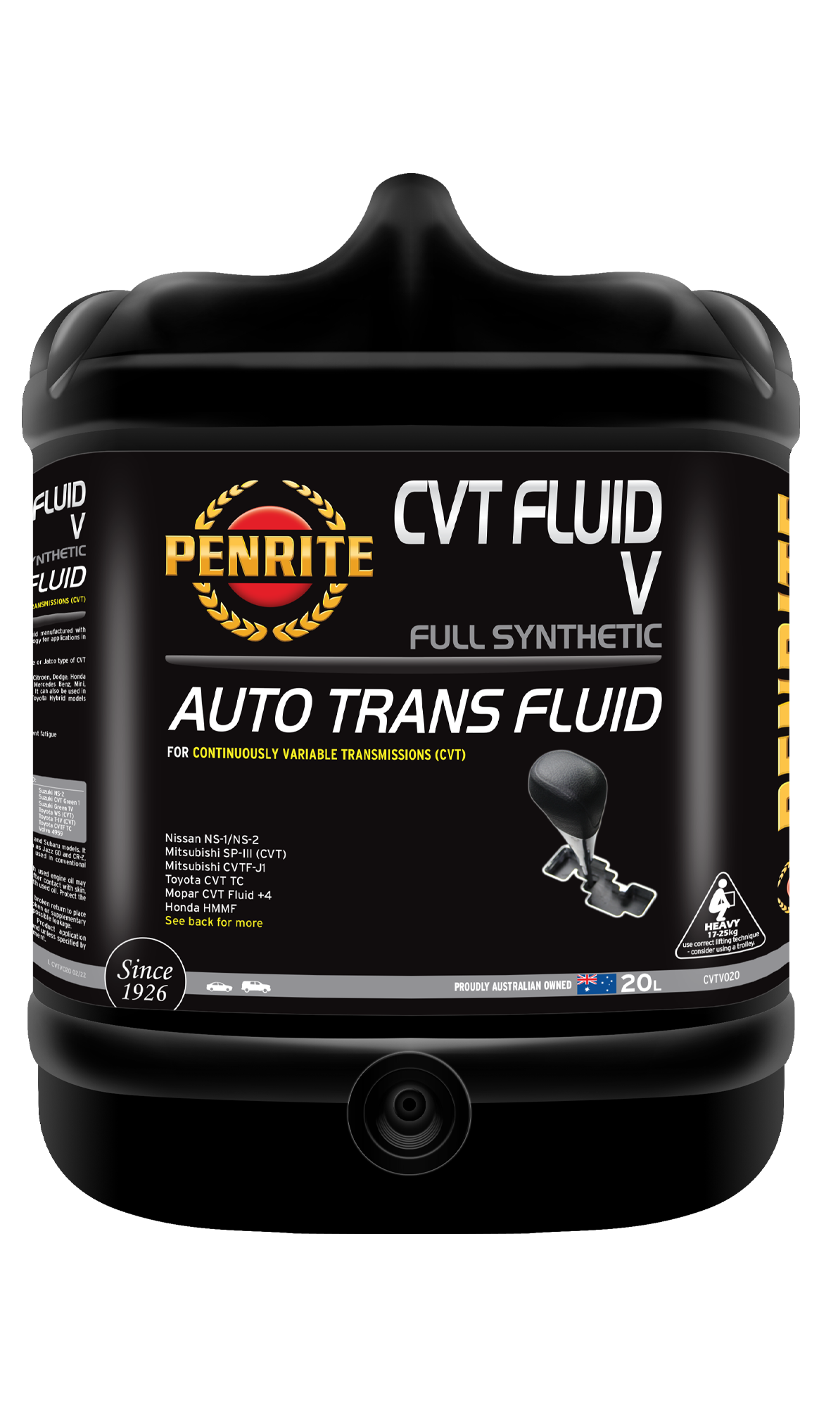 CVT FLUID V (FULL SYN) - Penrite 20L