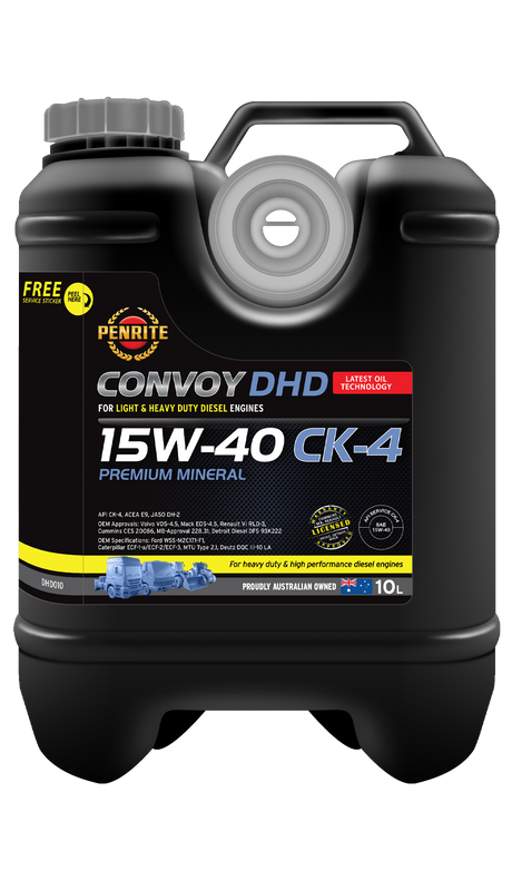 CONVOY DHD 15W-40 (Premium Mineral) - Penrite 10L