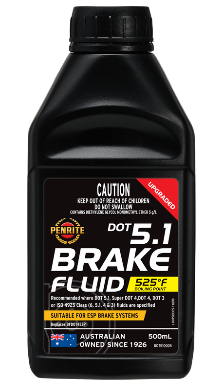 DOT 5.1 Brake Fluid 500ml - Penrite | Universal Auto Spares
