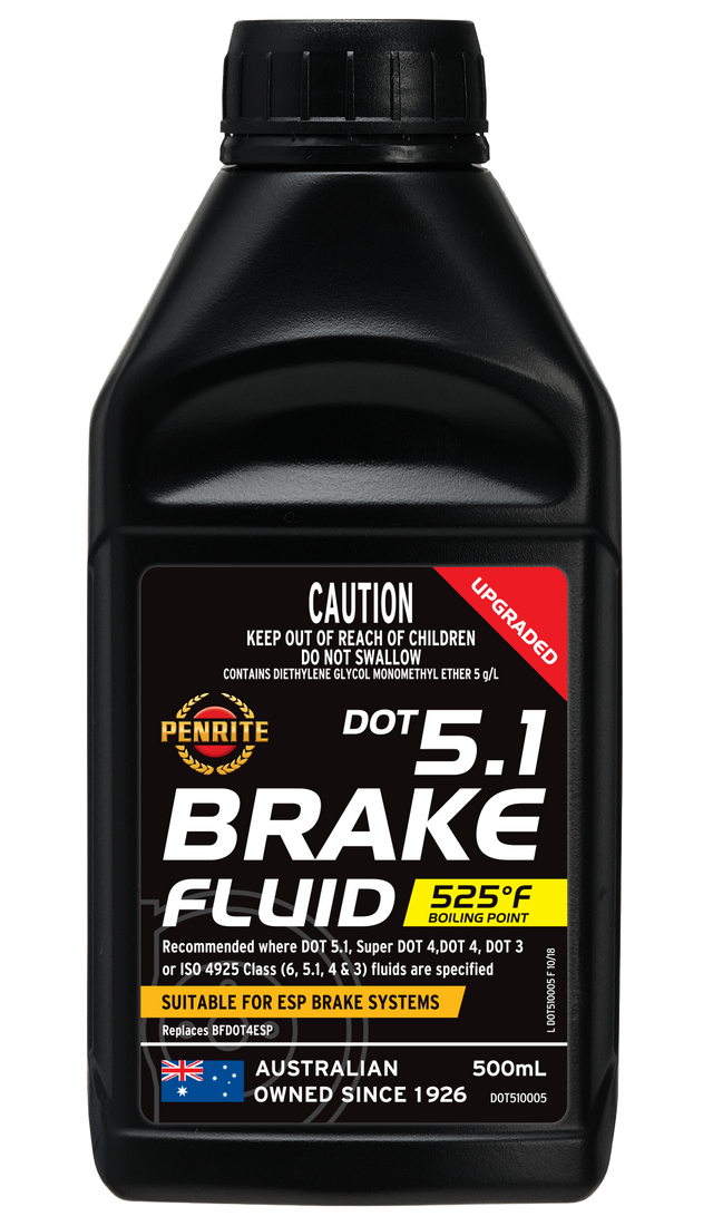 DOT 5.1 Brake Fluid 500ml - Penrite | Universal Auto Spares