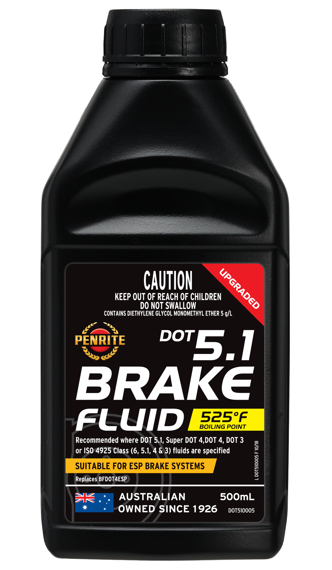 DOT 5.1 Brake Fluid 500ml - Penrite