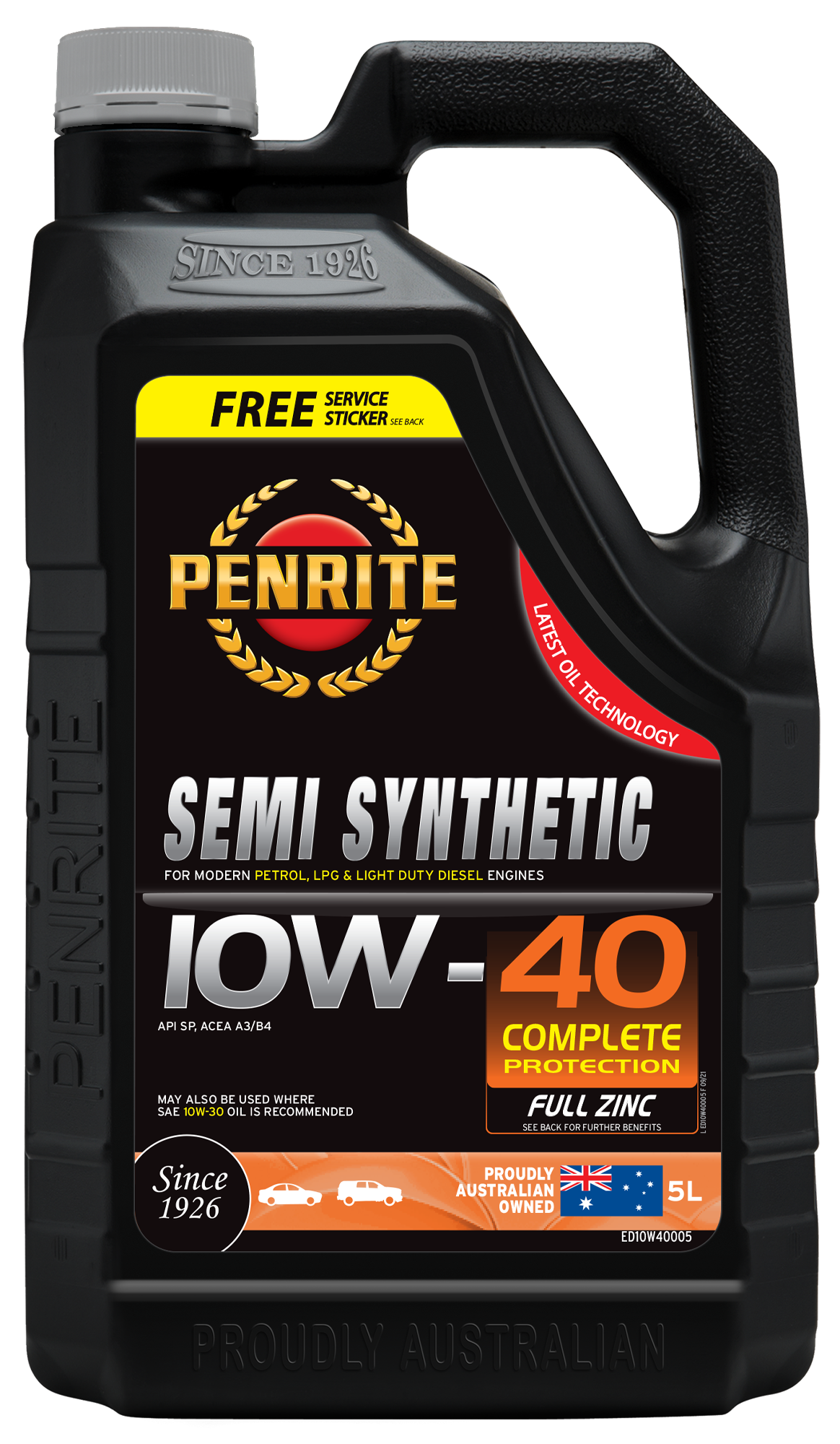 Semi Synthetic 10W-40 - Penrite 5L