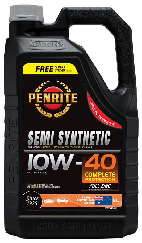 Semi Synthetic 10W-40 - Penrite 5L