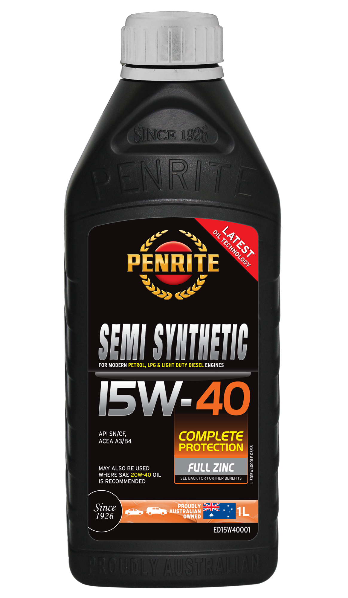 Semi Synthetic 15W-40 - Penrite | Universal Auto Spares