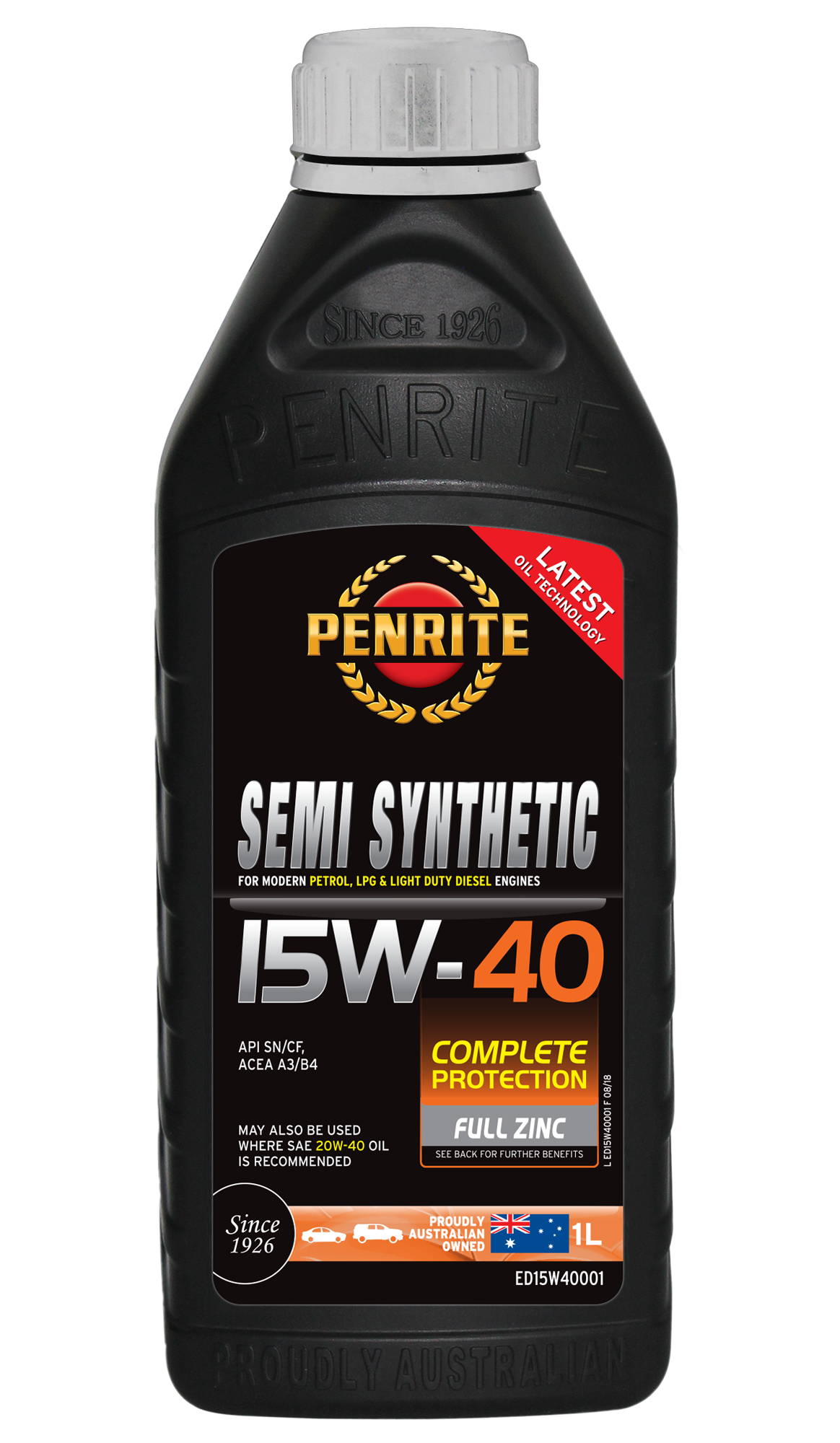 Semi Synthetic 15W-40 - Penrite