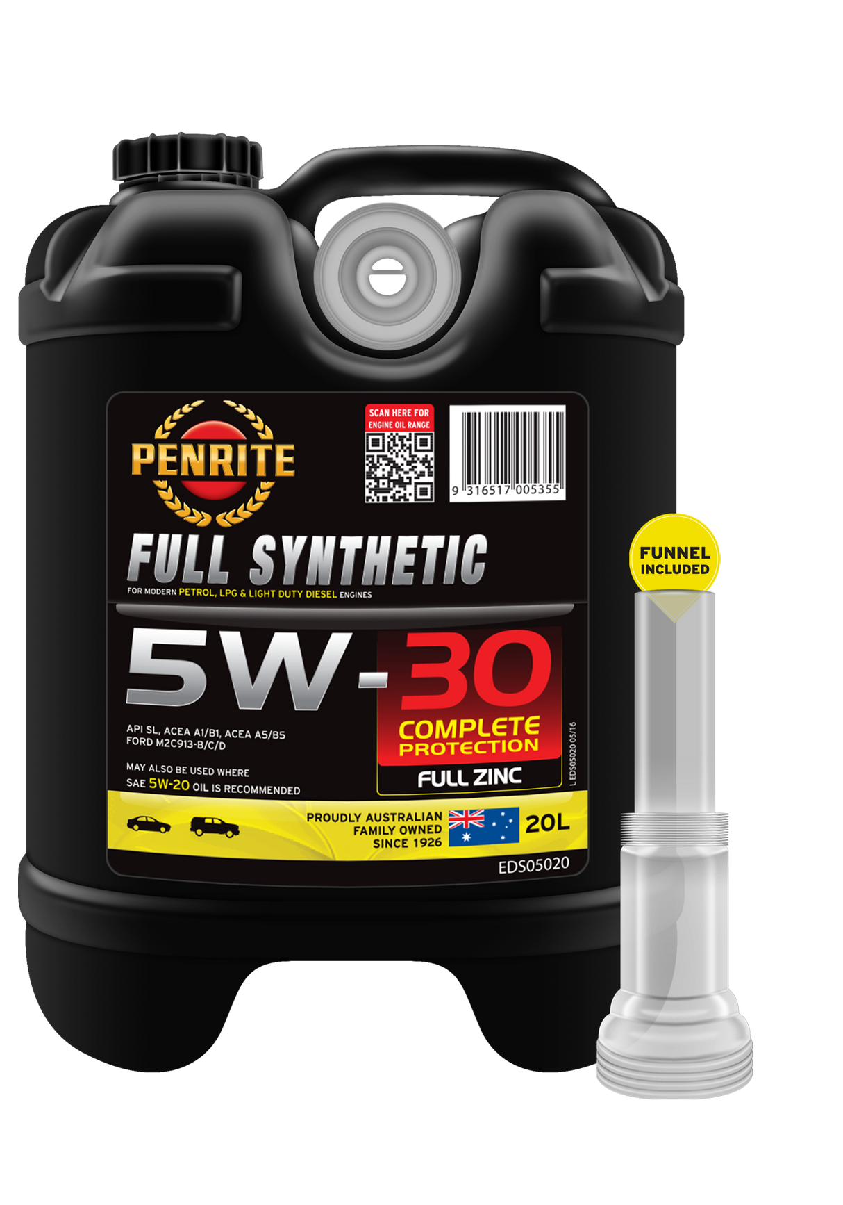 Full Synthetic 5W-30 - Penrite 20L
