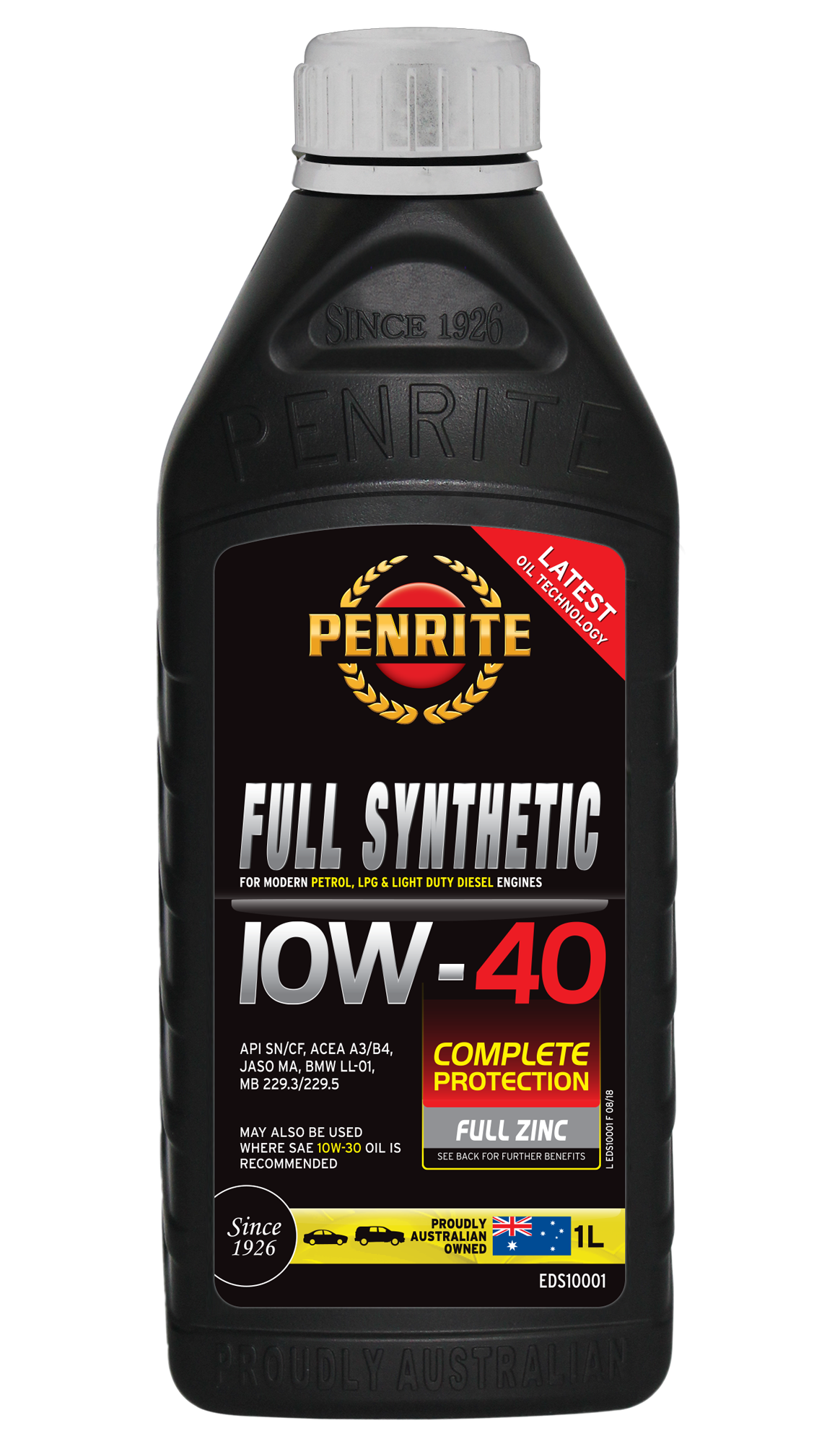 Full Synthetic 10W-40 - Penrite