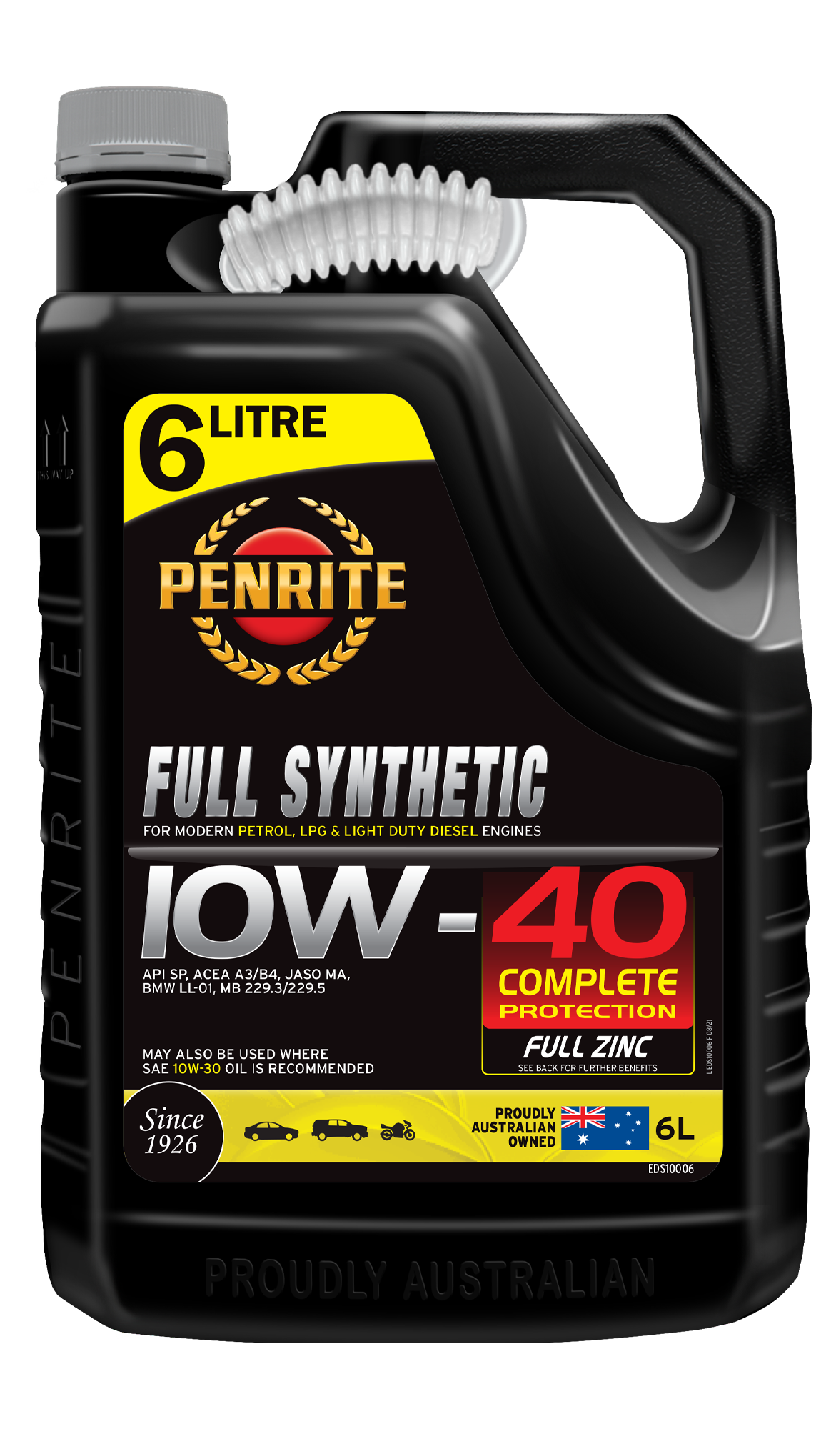 Full Synthetic 10W-40 - Penrite 6L