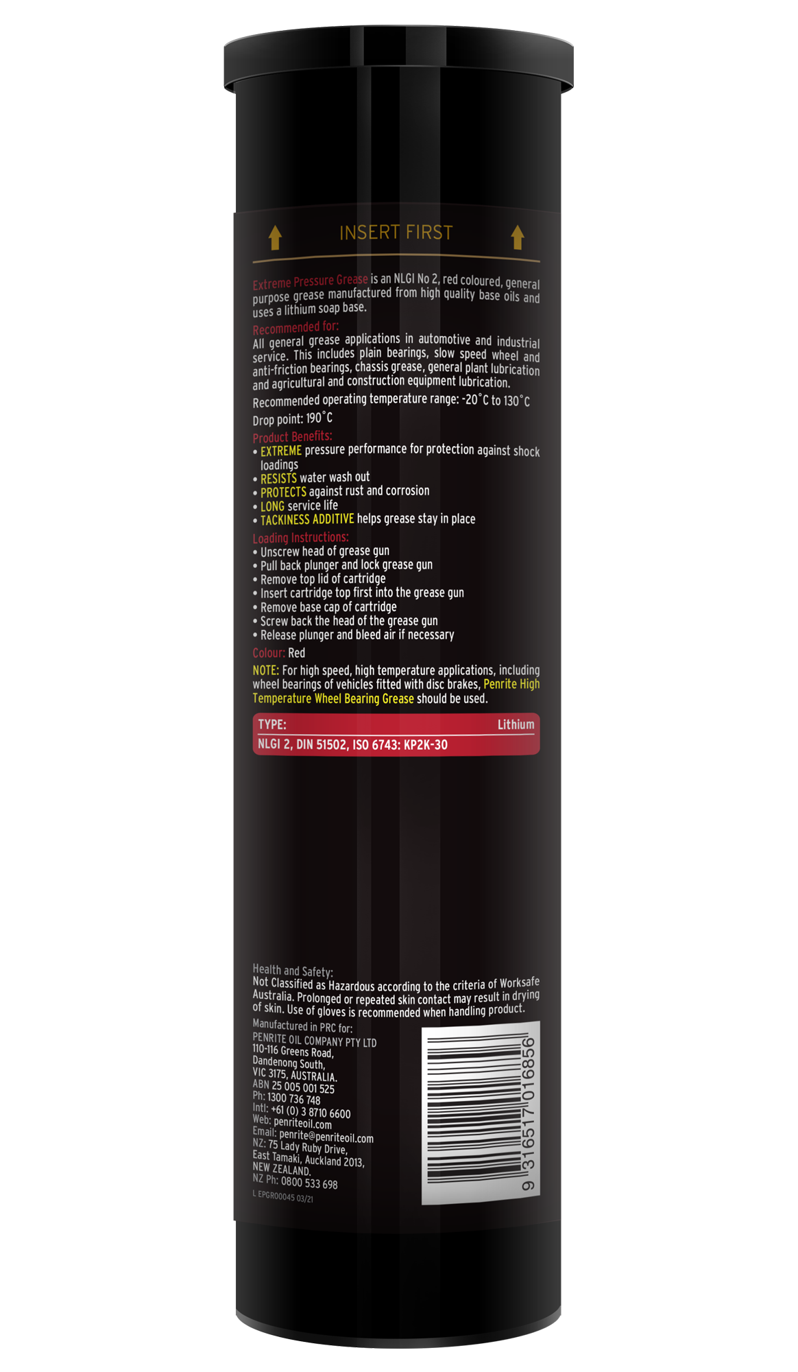 Extreme Pressure Grease - Penrite