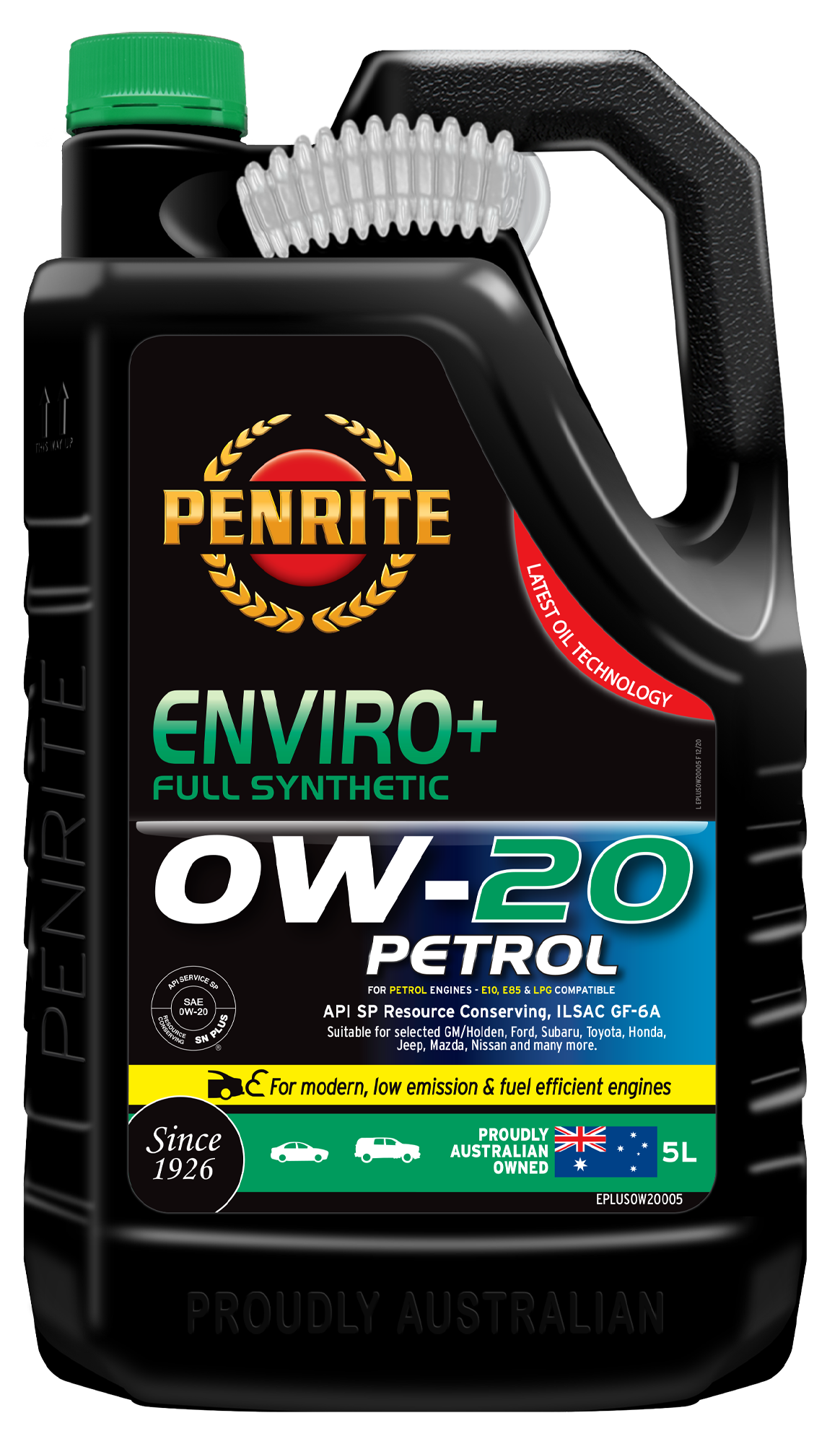 ENVIRO+ 0W-20 (FULL SYN) - Penrite 5L