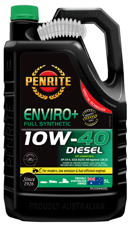 ENVIRO+ 10W-40 (FULL SYN) - Penrite 5L