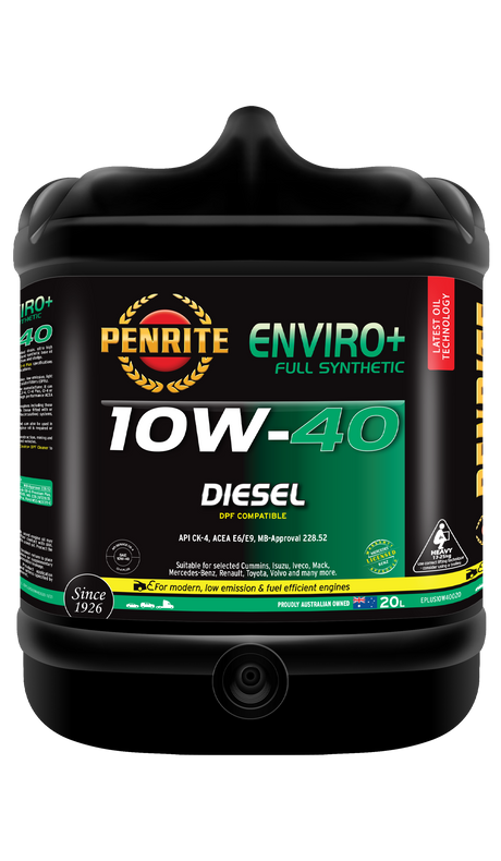 ENVIRO+ 10W-40 (FULL SYN) - Penrite 20L