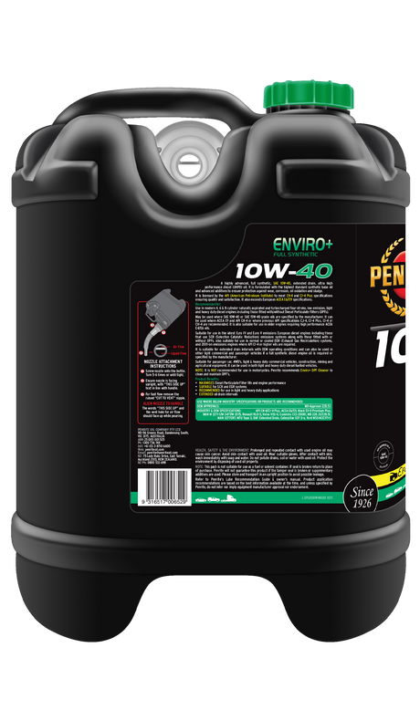 ENVIRO+ 10W-40 (FULL SYN) - Penrite