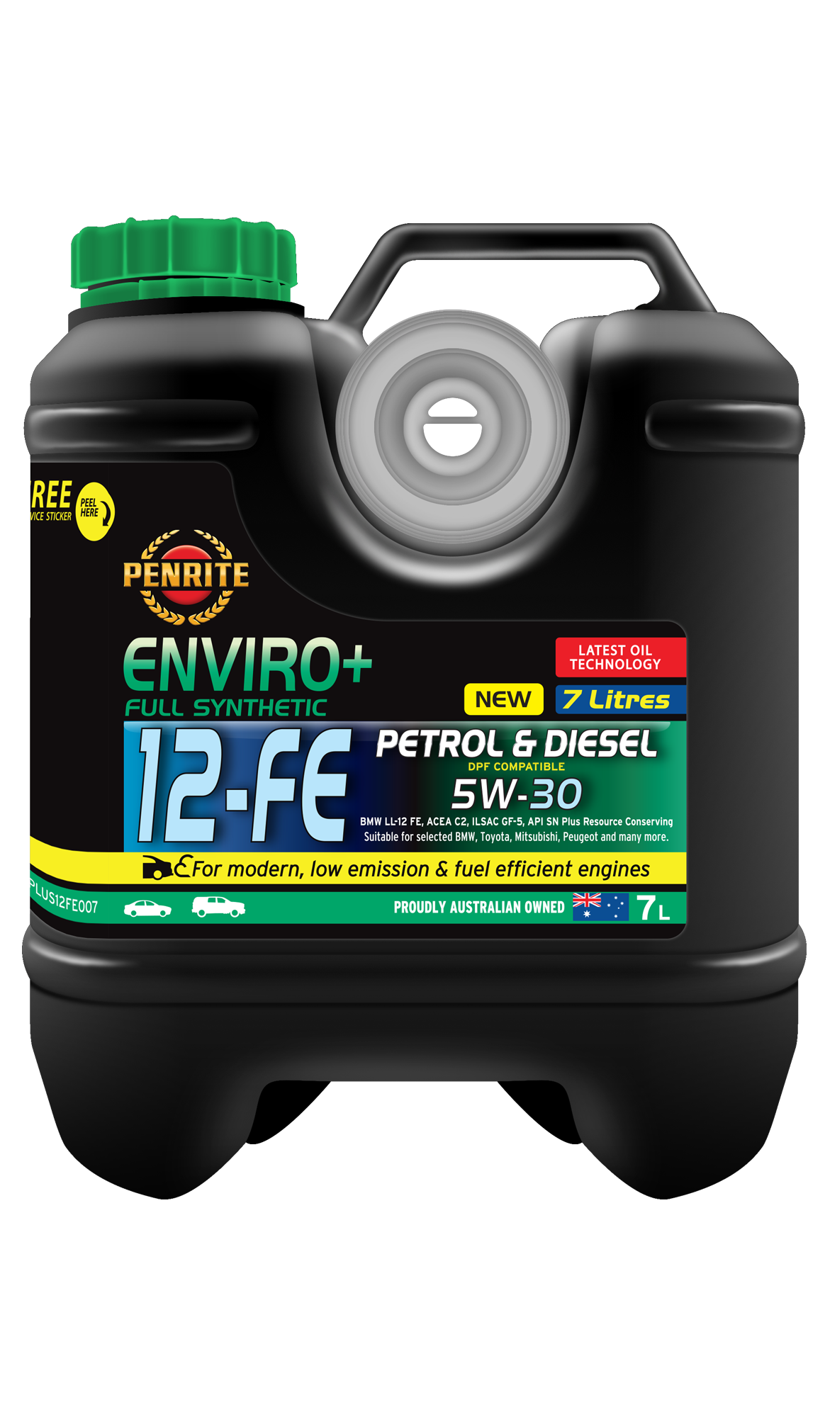 ENVIRO+ 12 FE 5W-30 (FULL SYN) 7L - Penrite