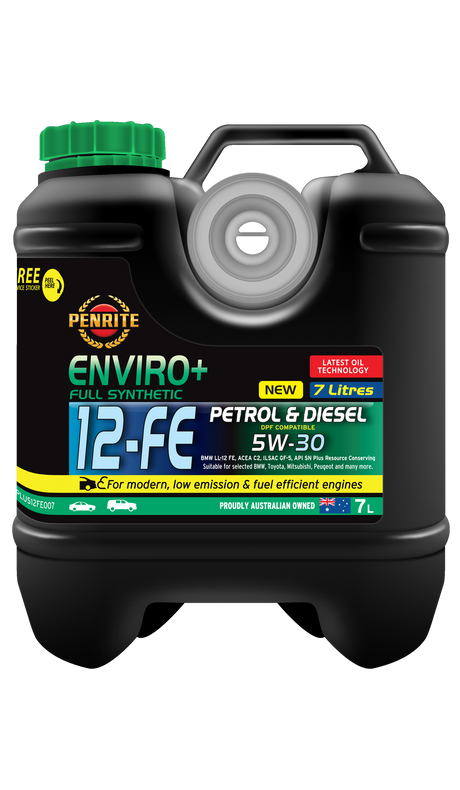 ENVIRO+ 12 FE 5W-30 (FULL SYN) 7L - Penrite