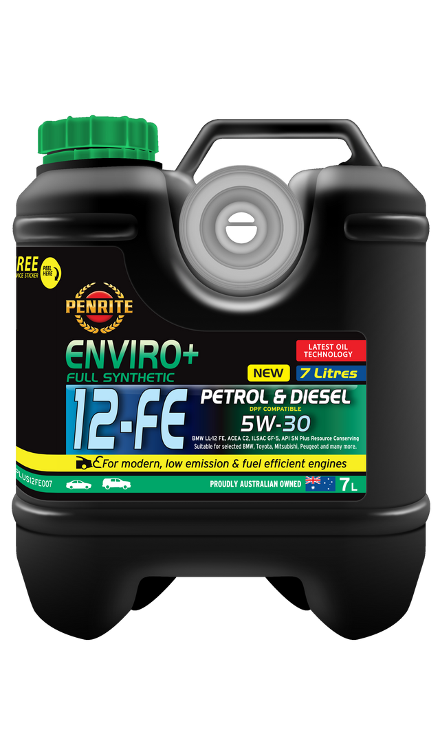 ENVIRO+ 12 FE 5W-30 (FULL SYN) 7L - Penrite | Universal Auto Spares