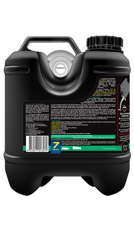 ENVIRO+ 12 FE 5W-30 (FULL SYN) 7L - Penrite