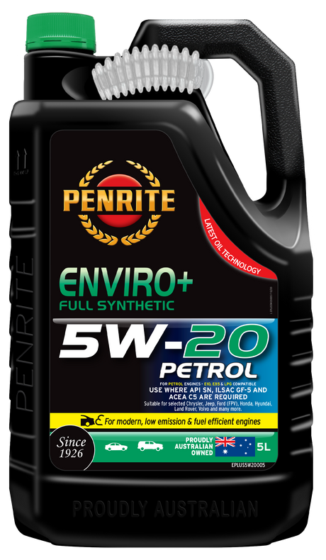 ENVIRO+ 5W-20 (FULL SYN.) - Penrite 5L