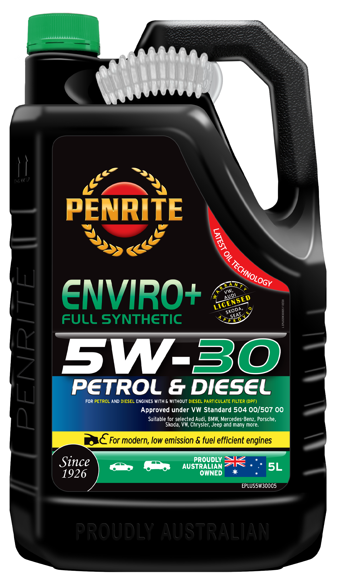 ENVIRO+ 5W-30 (FULL SYN) - Penrite 5L