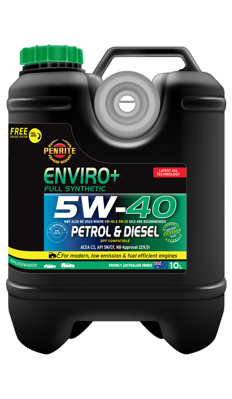 ENVIRO+ 5W-40 (FULL SYN) - Penrite 10L