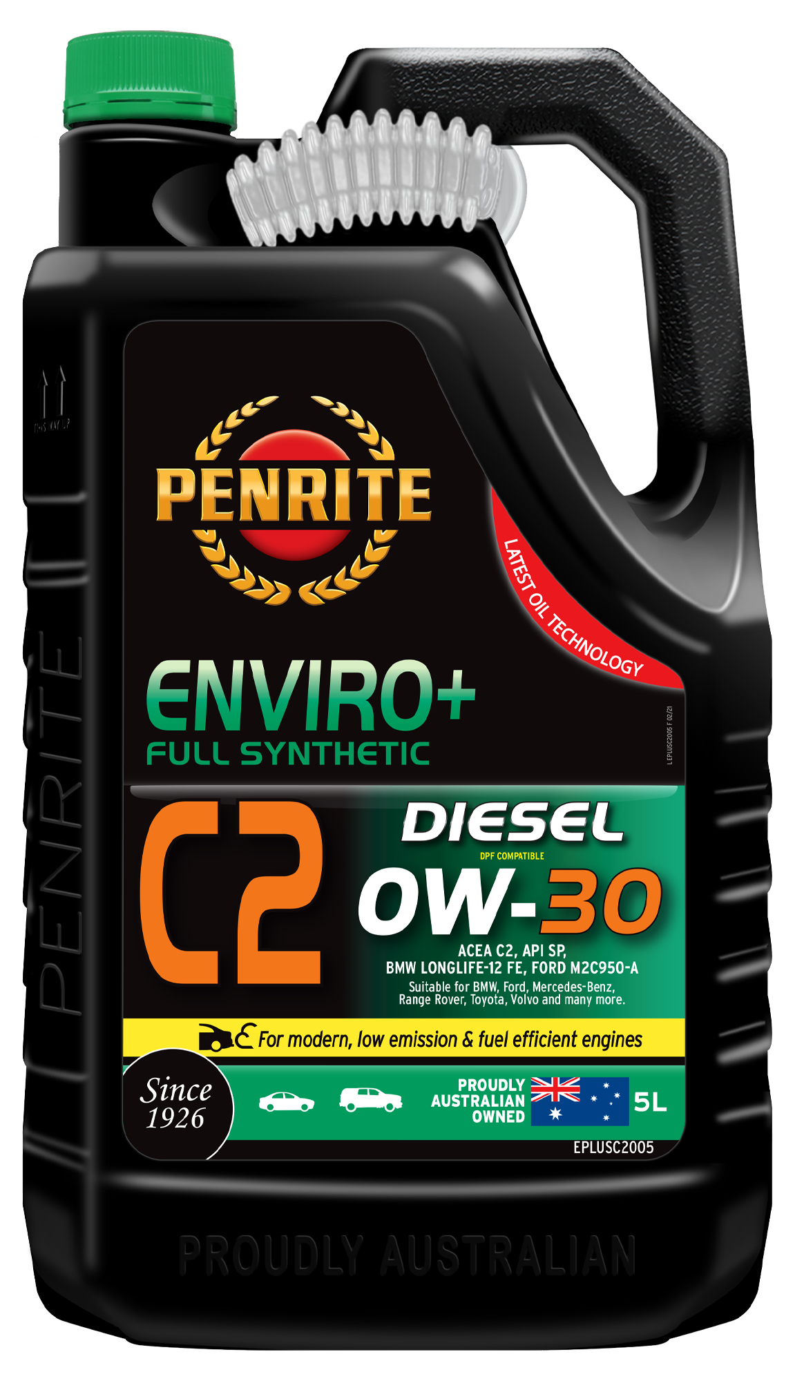 ENVIRO+ C2 0W-30 (FULL SYN) - Penrite 5L
