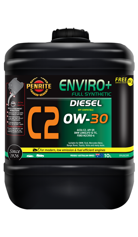 ENVIRO+ C2 0W-30 (FULL SYN) - Penrite | Universal Auto Spares