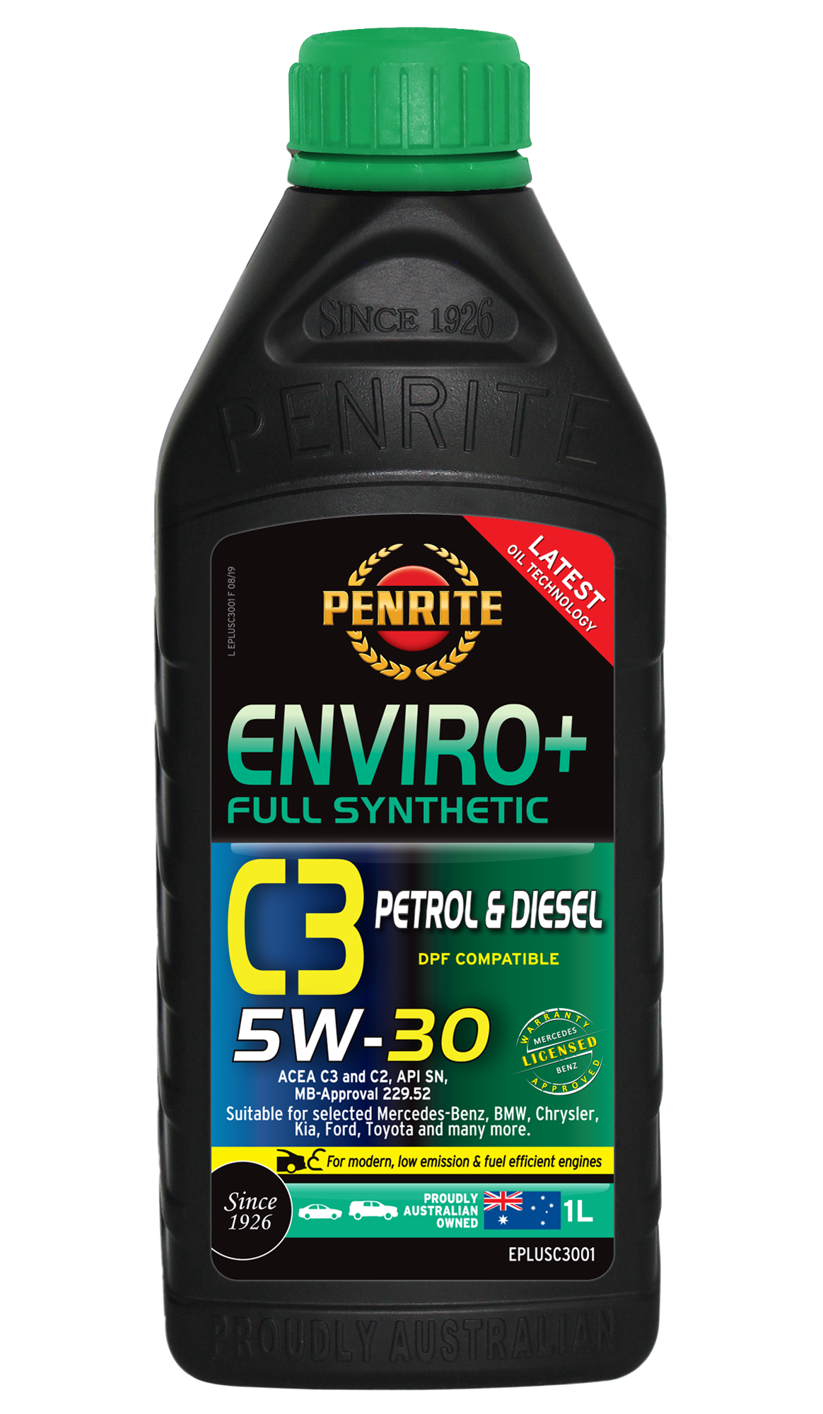 ENVIRO+ C3 5W-30 (FULL SYN) - Penrite