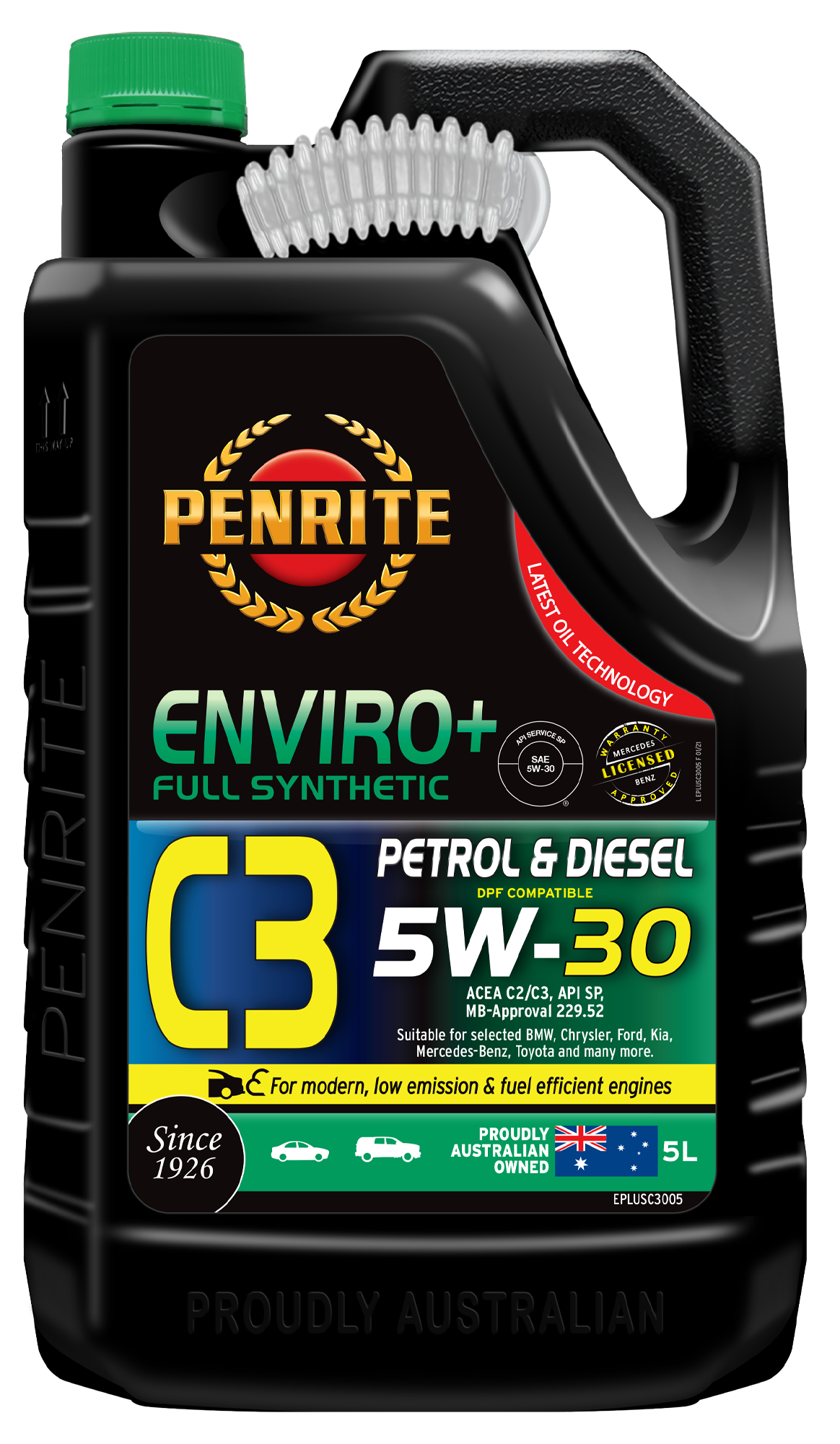 ENVIRO+ C3 5W-30 (FULL SYN) - Penrite 5L