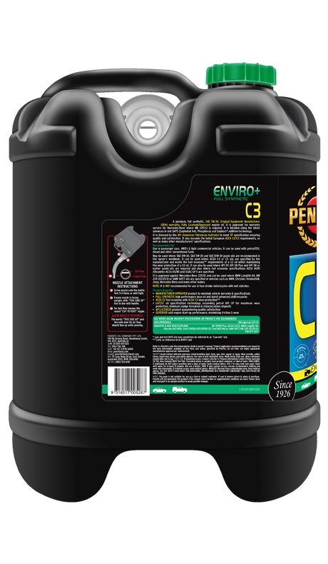 ENVIRO+ C3 5W-30 (FULL SYN) - Penrite