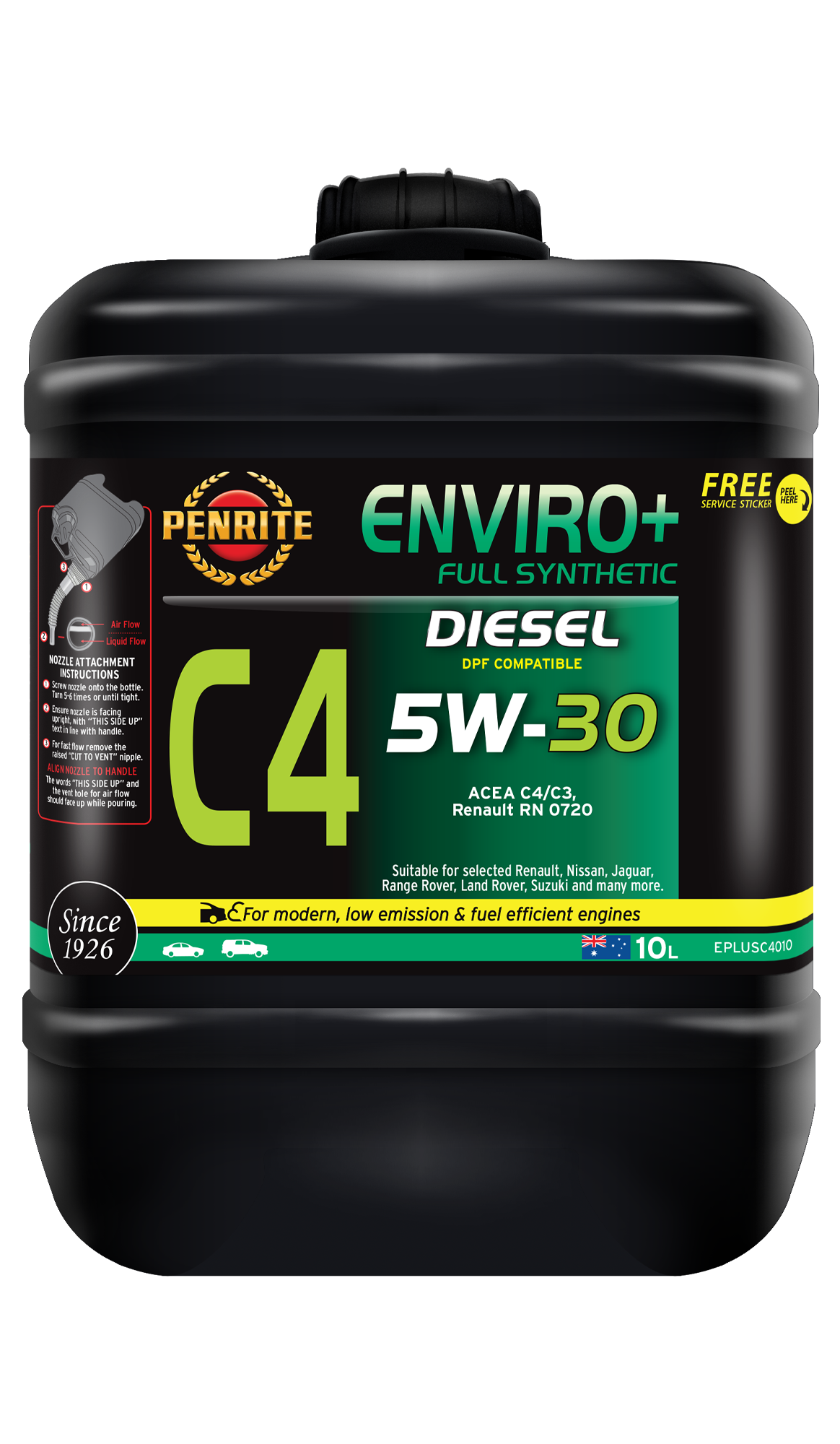 ENVIRO+ C4 5W-30 (FULL SYN) - Penrite 10L