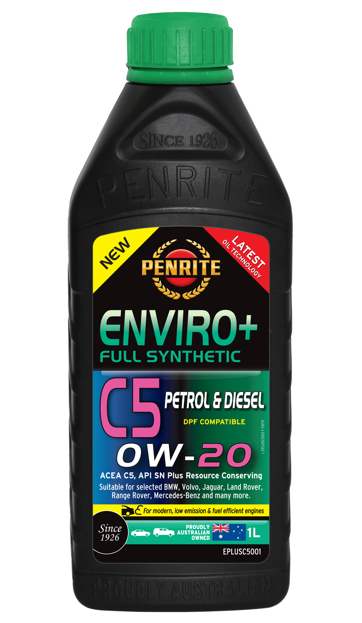 ENVIRO+ C5 0W-20 (FULL SYN) - Penrite
