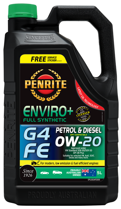 Enviro+ G4 FE 0W-20 (Full SYN) 5L - Penrite | Universal Auto Spares