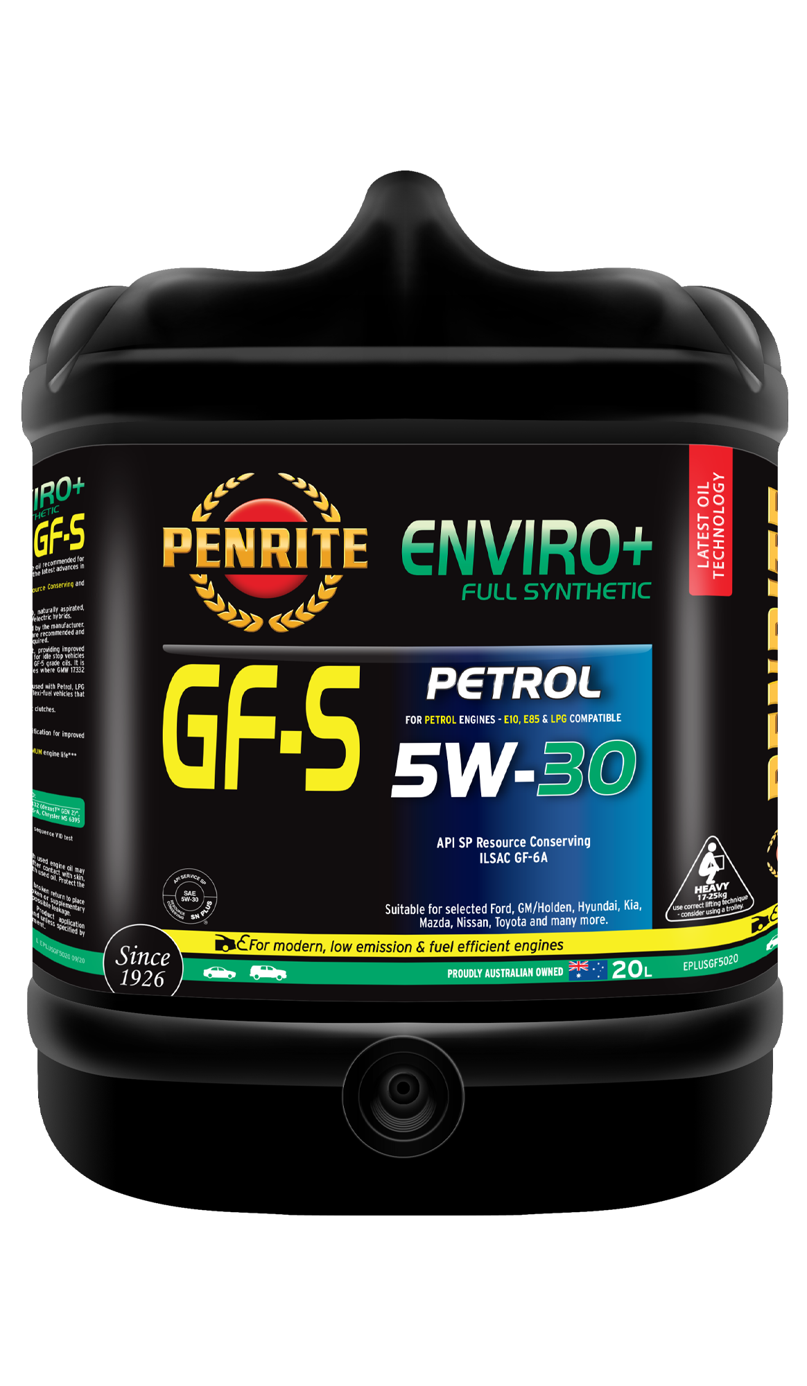 ENVIRO+ GF-S 5W-30 (FULL SYN) - Penrite 20L