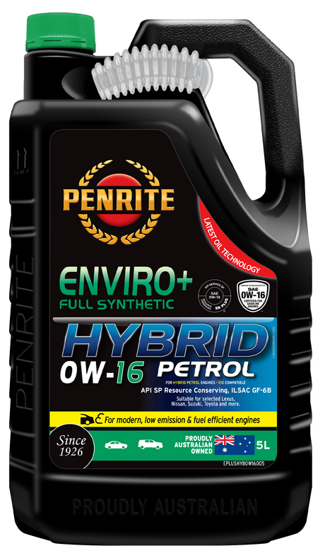 ENVIRO+ HYBRID 0W-16 (FULL SYN) 5L - Penrite