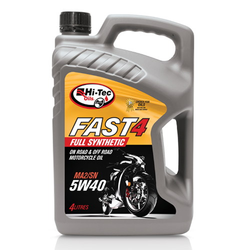 Fast 4 SYN MA2 Motorcycle Oils - Hi-Tec Oils