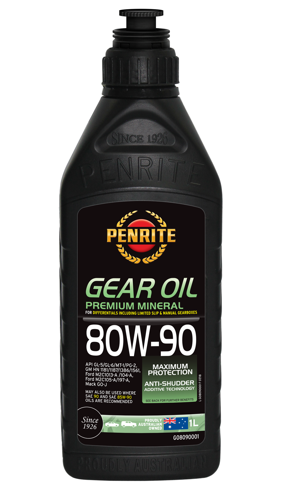 GEAR OIL 80W-90 (Mineral) - Penrite 1L