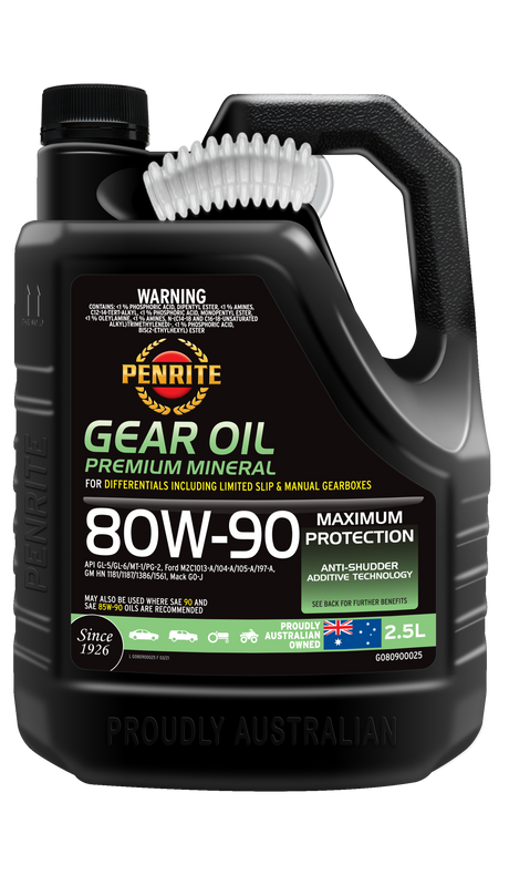 GEAR OIL 80W-90 (Mineral) - Penrite 2.5L