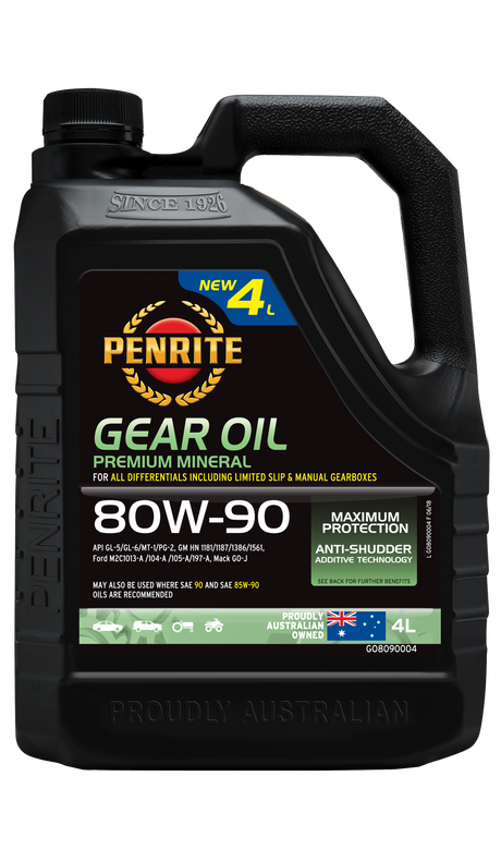 GEAR OIL 80W-90 (Mineral) - Penrite 4L