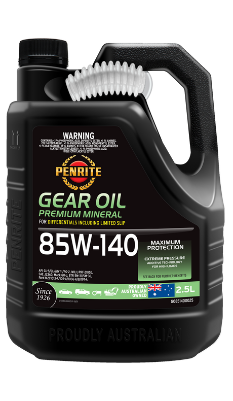GEAR OIL 85W-140 (Mineral) - Penrite 2.5L