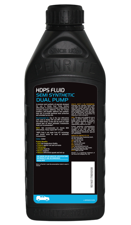 HDPS (Honda Dual Pump System) (Semi Syn) - Penrite
