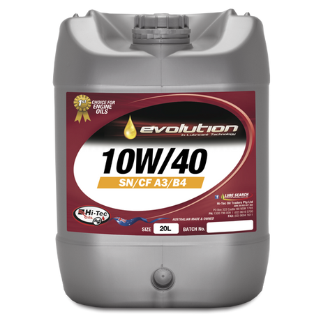 Evolution SEMISYN 10W/40 SN/CF - Hi-Tec Oils