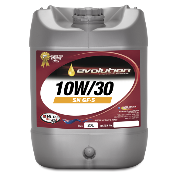 Evolution 10W/30 SN/CF GF-6 - Hi-Tec Oils