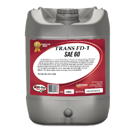 Trans Final Drive SAE 60 - Hi-Tec Oils