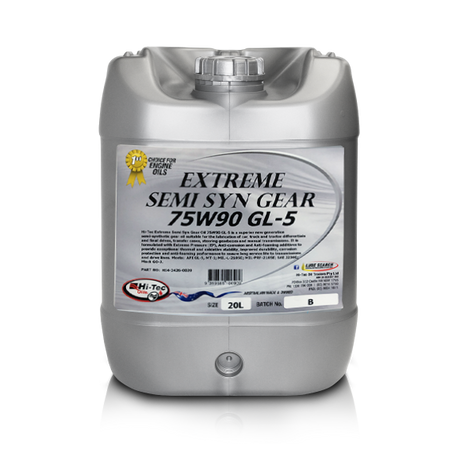 Extreme Semi-SYN Gear Oil 75W/90 GL-5 - Hi-Tec Oils