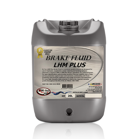LHM Plus Hydraulic Brake Fluid - Hi-Tec Oils