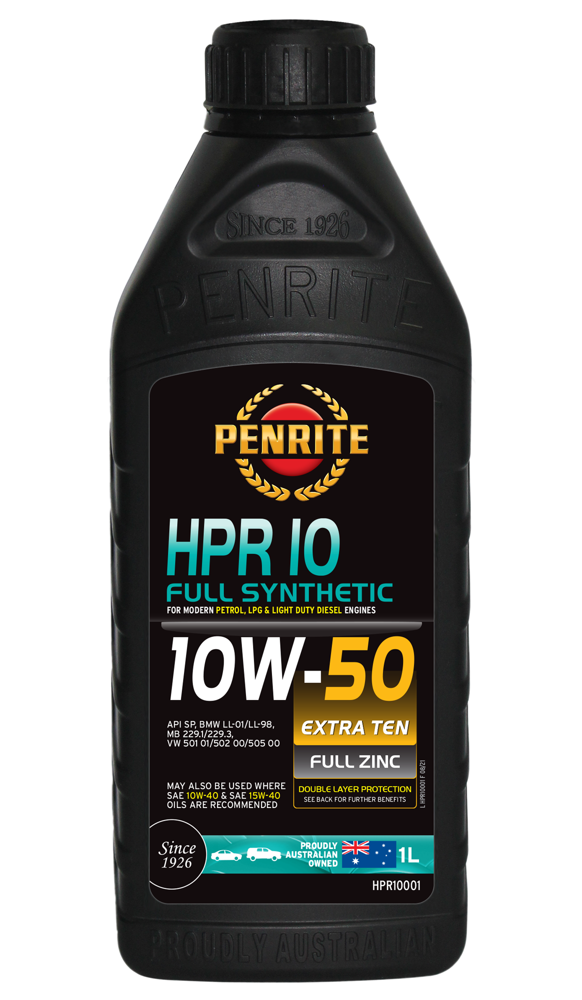 HPR 10 10W-50 (Full Synthetic) - Penrite