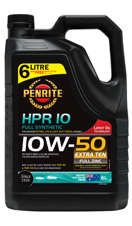 HPR 10 10W-50 (Full Synthetic) - Penrite